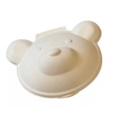 Упаковка бенто торт Мишка из сахарн тростника 9*8см