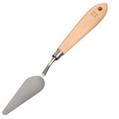 Палетта угловая с дер. ручкой (мастихин), 7,3см #12