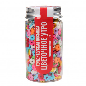 Кондитерская посыпка «Цветочное утро», многоцветная, 50 г