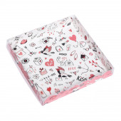 Коробка для печенья, "Love you" 18 х 18 х 3