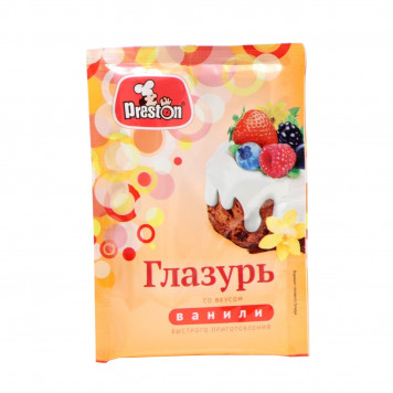 Глазурь Preston со вкусом ванили, 50 г
