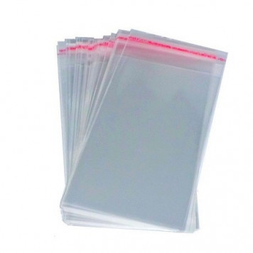 Пакетики 12*17см на липкой ленте, 100шт