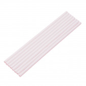 Палочки-дюбели для кондитерских изделий Доляна, d=0.7 см, 30 см, набор 8 шт., пластик, белые