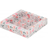 Коробка 9 конфет 15*15*3 Розы