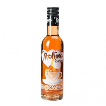 Сироп MOLLINA Сироп Карамельный ст/б 345г