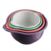 Набор емкостей для миксера 4шт 1,4; 1,9; 2,6; 3,6л , цвет МИКС