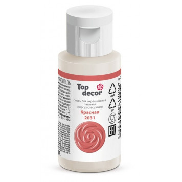 Краситель жирораств. Топ декор Красный, 25г