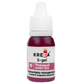 Краситель Креда S-gel Розовый электро, 10мл