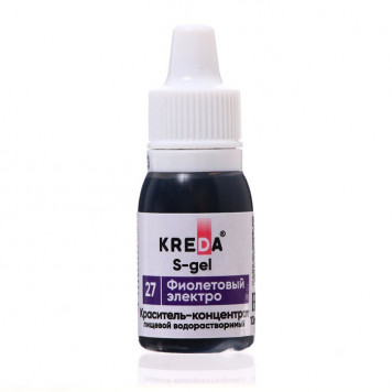 Краситель Креда S-gel Фиолетовый электро, 10мл