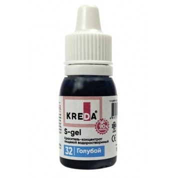 Краситель Креда S-gel Голубой, 10мл