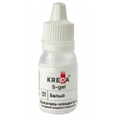 Краситель Креда S-gel Белый, 10мл