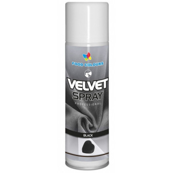 Велюр Food colours Черный, 250мл