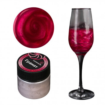 Шиммер пищевой Caramella Гранат, 5 гр