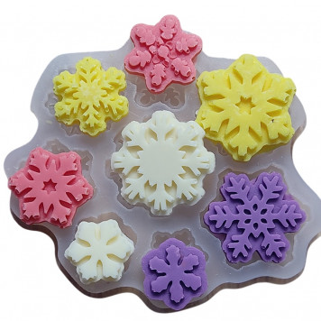 Молд Снежинки мини МБ