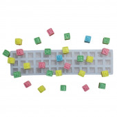 Молд Мини кубики алфавит МБ