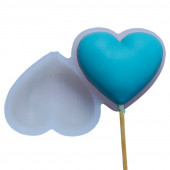 Молд Сердце 3D МБ