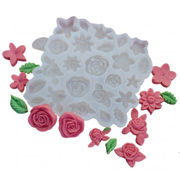 Молд Цветы для шоколада МБ