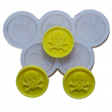 Молд Пиратские монетки МБ