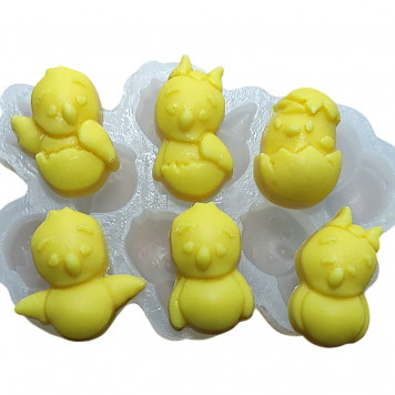 Молд Цыплята мини МБ