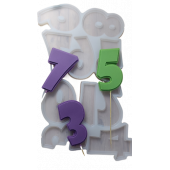 Молд Двойные цифры Мульт 6см МБ