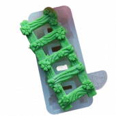 Молд Лесенка с цветами МБ