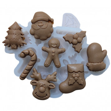 Молд Новогодний микс МБ