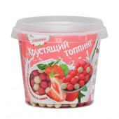 Драже со вкусом клубники и сливок, 80гр