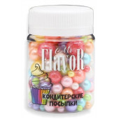 Посыпка Mr.Flavor Микс шарики перламутровые цветные, 50г
