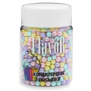 Посыпка Mr.Flavor Шарики перламутровые цветные 4мм, 50г