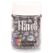 Посыпка Mr.Flavor Микс шарики перламутровые черные, 50г