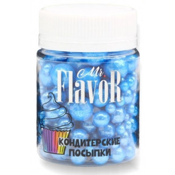Посыпка Mr.Flavor Микс шарики перламутровые ярко-синие, 50г