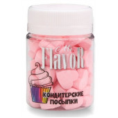 Посыпка Mr.Flavor Сердечки пудровые, 45г