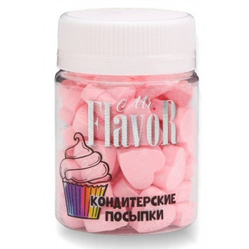 Посыпка Mr.Flavor Сердечки пудровые, 45г