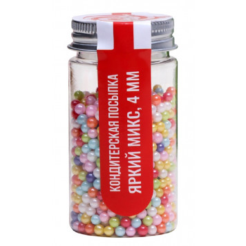 Кондитерская посыпка «Яркий микс», 4 мм, 50 г