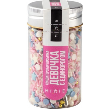 Посыпки Mixie Девочка с единорогом, 50г