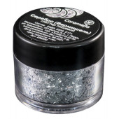 Глиттер съедобный пищевой Вермишель Серебро Caramella, 3 гр