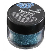 Глиттер съедобный пищевой Голубой Caramella, 5 гр