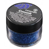 Глиттер съедобный пищевой Синий Caramella, 5 гр