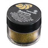 Глиттер съедобный пищевой Золото Caramella, 5 гр
