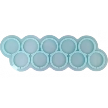 Силиконовая форма №162 "Кружки" 4 см