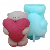 Силиконовая форма №258 "Мишка - пухлик 2" (Классик)