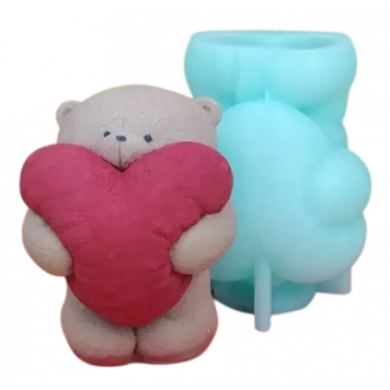 Силиконовая форма №258 "Мишка - пухлик 2" (Классик)