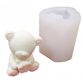 Силиконовая форма №343 "Мишка с подарком"