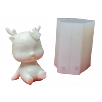 Силиконовая форма №704 "Олененок 3D" №1