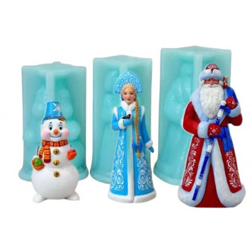 Силиконовая форма №2275 Новогодний мини-комплект