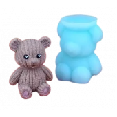 Силиконовая форма №200 "Мишка-вязаный"