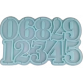 Силиконовая форма №375 "Цифры-зеркало" 8 см