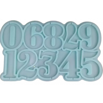 Силиконовая форма №375 "Цифры-зеркало" 8 см