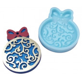 Силиконовая форма №221 "Шар с бантиком"