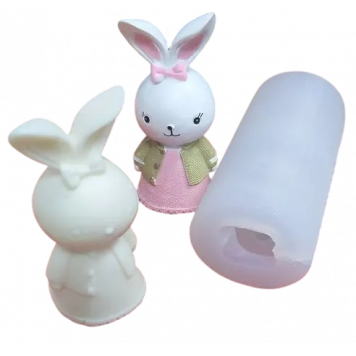 Силиконовая форма №311 "Зайка - девочка"